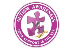 Custom car magnets for Autism Awareness