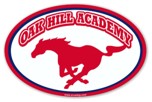 Oak Hill Academy Car Magnet