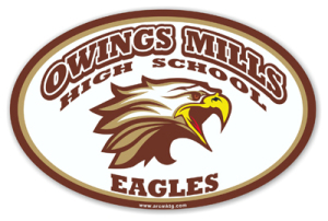 Owings Mills High School Car Magnet