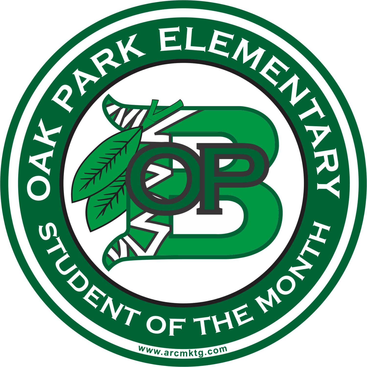 Featured Car Magnet - Oak Park Elementary School - ARC Marketing